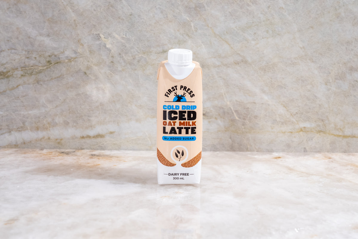 First Press Oat Milk Iced Latte